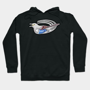 bird and engine art Hoodie